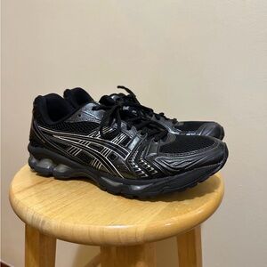 Asics Gel Kayano 14 Black Silver Men's Size 8.5
